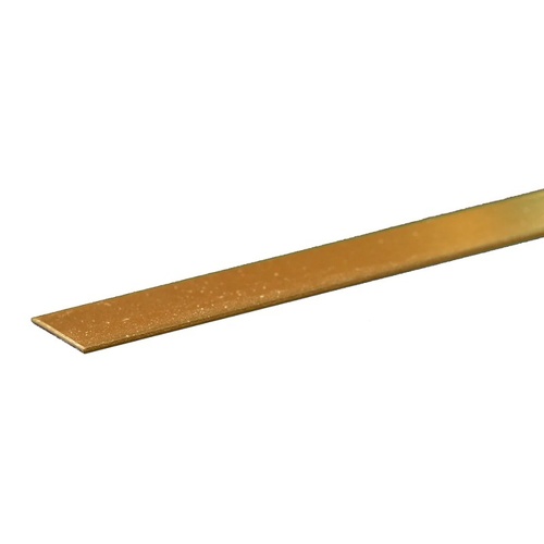 12 Brass Strip .025x1/2 1pc