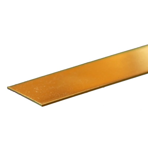 12 Brass Strip 0.032 X 1 1pc