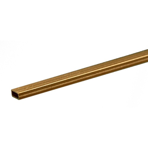 12 Rect Brass Tube 3/32 X 3/16