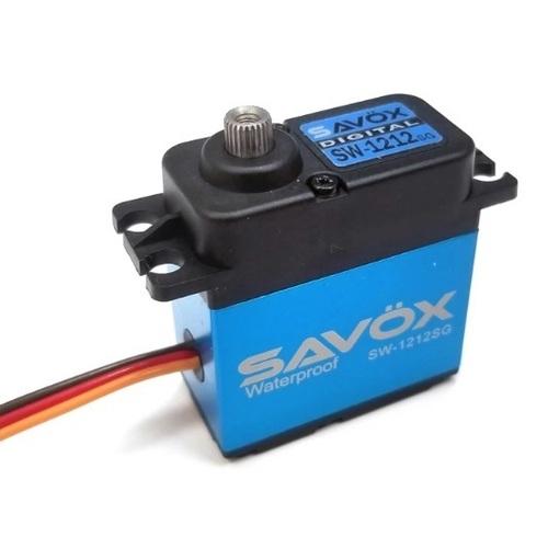 Savox Waterproof, High Torque, High Voltage Coreless Digital Servo - SAV-SG1212MG