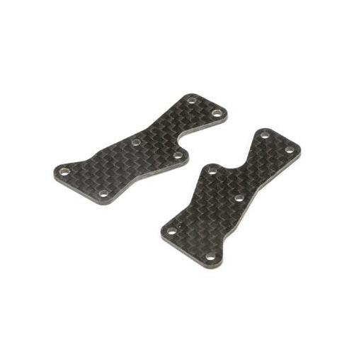 TLR Front Arm Inserts, Carbon, 8X