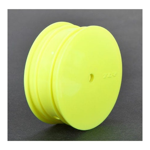 TLR Front Wheel, 12mm Hex, Yellow (2): 22 3.0