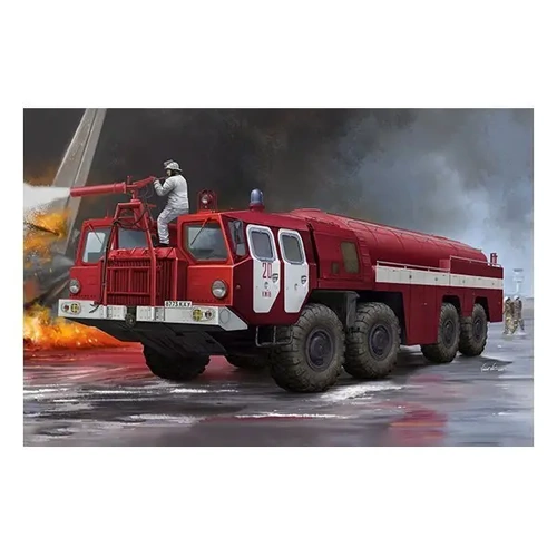 Trumpeter 01074 1/35 Airport Fire Fighting Vehicle AA-60 (MAZ-7310) 160.01 Plastic Model Kit