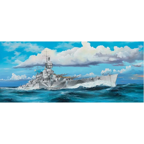 TRUMPETER 05320 1/350 ITALIAN NAVY BATTLESHIP RN VITTORIO VENETO 1940 PLASTIC MODEL KIT