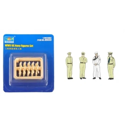 Trumpeter 06633 1/200 WWII US Navy Figures Set