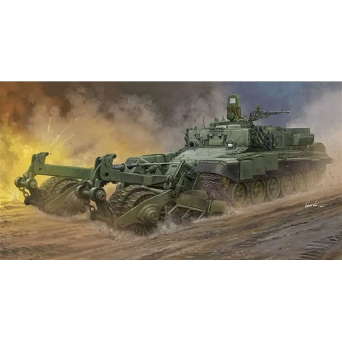 Trumpeter 09552 1/35 Russian Armoured Mine-Clearing Vehicle BMR-3 Plastic Model Kit