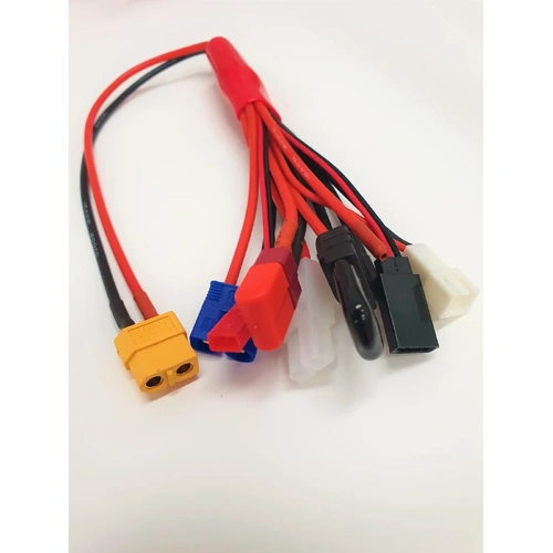 XT60 to Deans/Futaba/JST/Tamiya/EC3/TRX/Balancing Connector/DIY extra wire 16AWG 30cm silicone wire