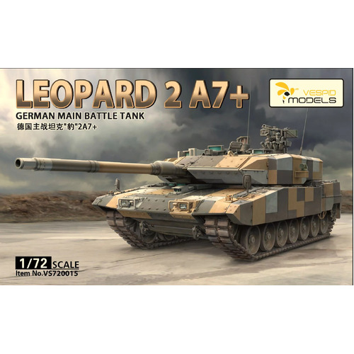 Vespid 1/72 German Main Battle Tank Leopard 2 A7+ Plastic Model Kit - VS720015