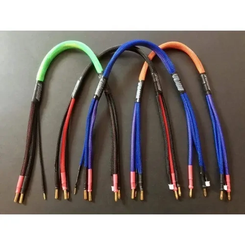 Team Zombie 5MM 24K Plated Male Tube Plug 600mm Charging Lead